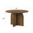 Delmon Dark Walnut Round Dining Table