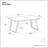 Lowry Square Dining Table, Modern Industrial Style with Metal Legs, Seats 8-100083378-100083377