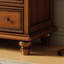 Commodes et commodes rectangulaires en bois massif noyer