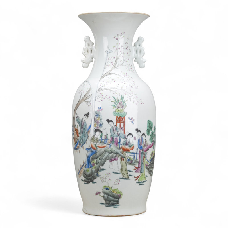 Vase en porcelaine élégance jardin