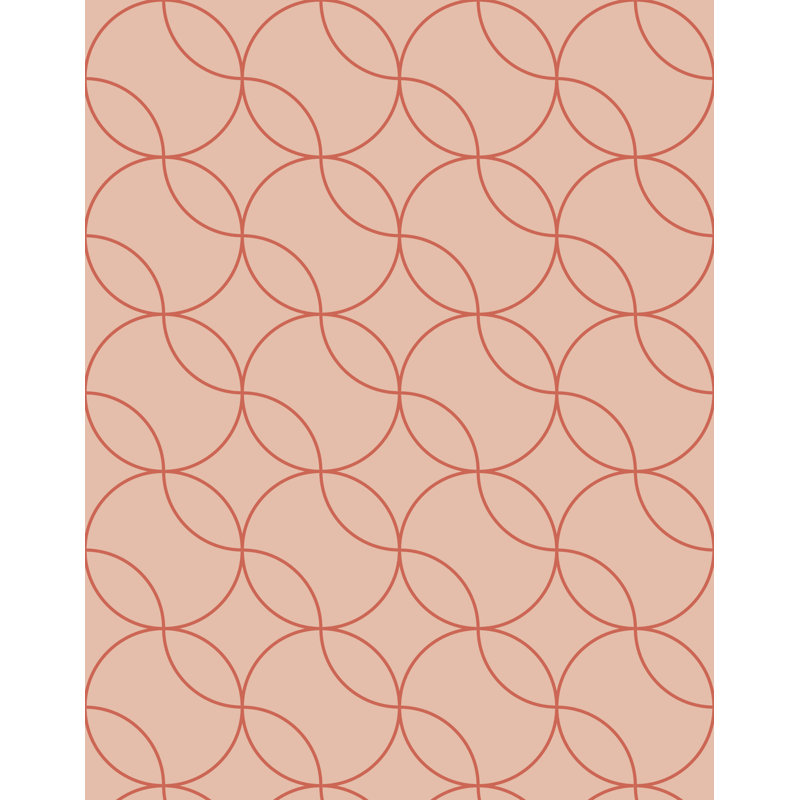 Bevans 7m x 75cm Wallpaper Roll, Pink