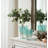Modern Glass Vase with Dual-Layered Artistic Design and Cracked Texture Base - Stylish Single Decorative Glass Vessel for Home Accent or Centerpiece Display - Contemporary Glass Vases Decor-240531157
