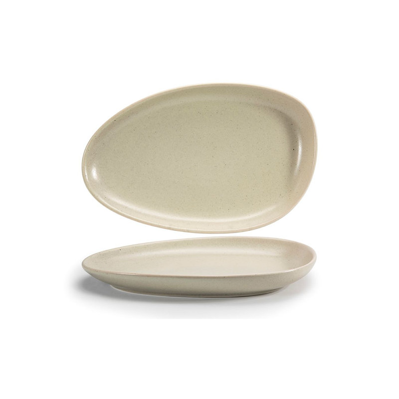 Assiette plate 14 po Kiln®, Champignon
