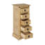 Tarsha Solid Wood 35cm W 5 - Drawer Chest of Drawers