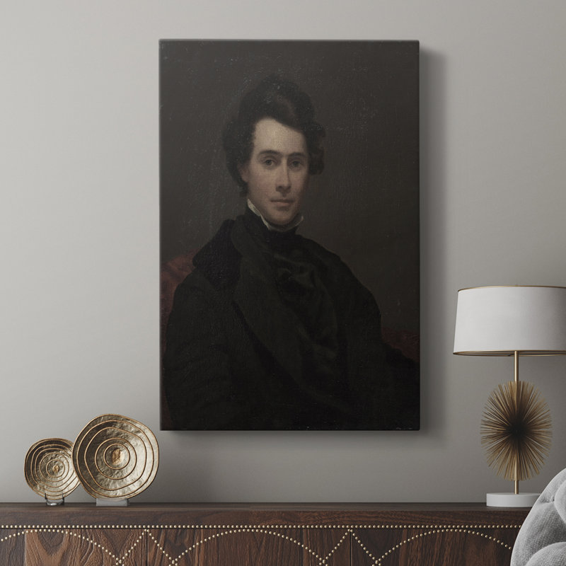 Impression de portrait rétro III - galerie Cavas sur mesure, H 18 po x l 12 po