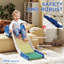 Glissoire pour lit de tout-petit, canapé, escalier, pour 18-48 mois, bleu