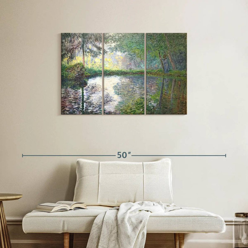 Alvord The Lake At Montgeron, 24" H x 38" W