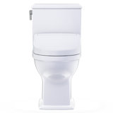 TOTO® WASHLET®+  Connelly® Two-Piece Elongated Dual Flush 1.28 and 0.9 GPF Toilet and WASHLET S5 Bidet Seat, Cotton White - MW4943446CEMFG#01