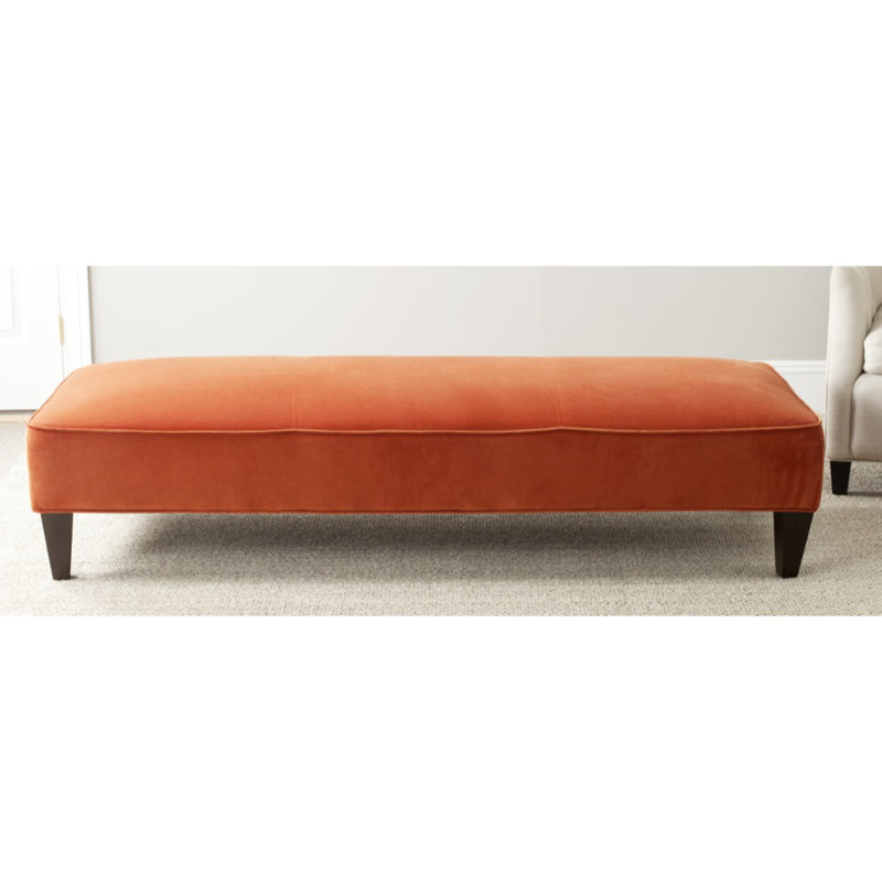 Banc en bois Alfonsino Kost, Orange