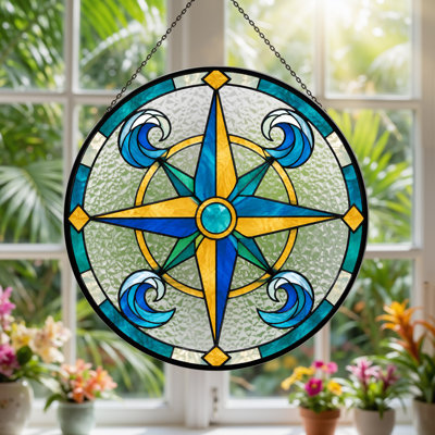 Nautical & Beach Window Panel
