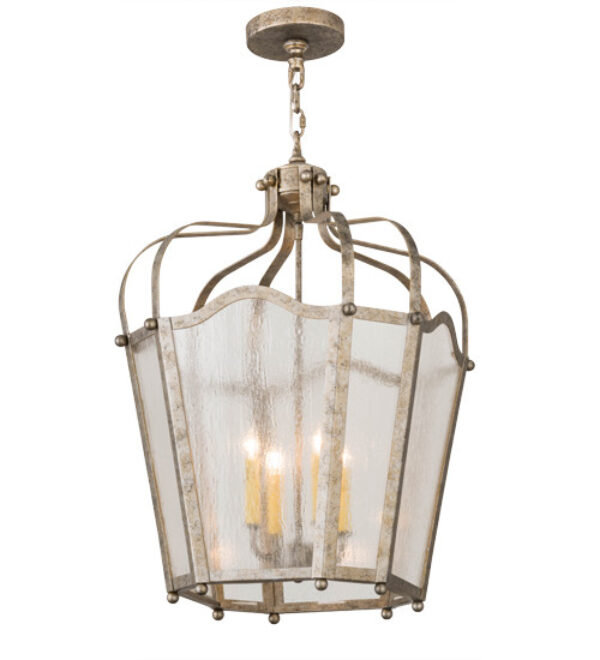 Citadel 4 - Light Chandelier, Blackwash