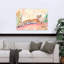 Vibrant Jungle Leopard Contemporary Wall Art Print by Mathieu - Wrapped Canvas Print-497484879