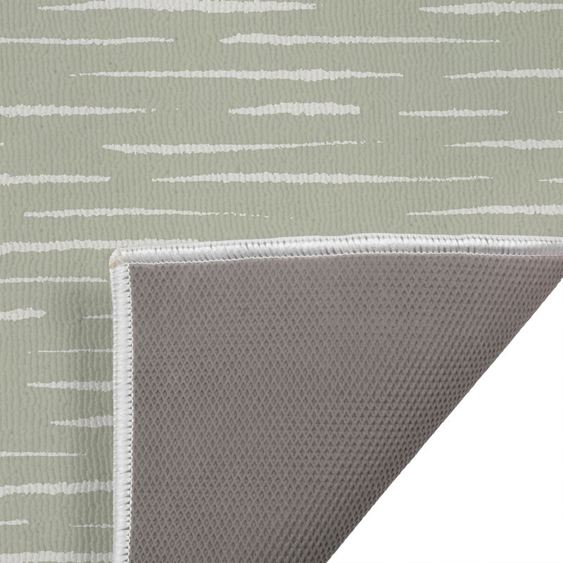 Lak Outdoor Doormat, 21" W x 34" L, Light Green