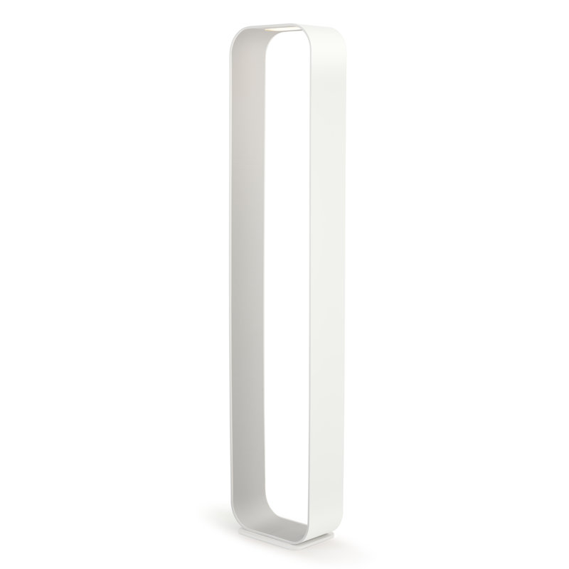 Lampe sur pied Contour, Blanc / Perle