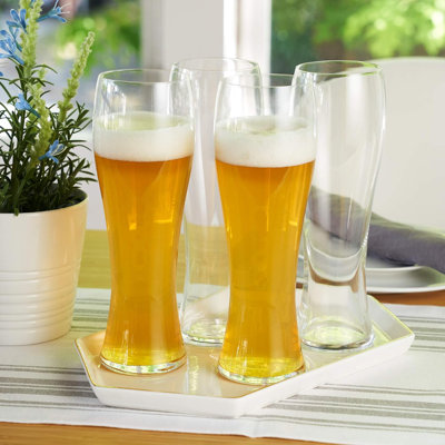 24.7oz. Crystal Pilsner Glass Set