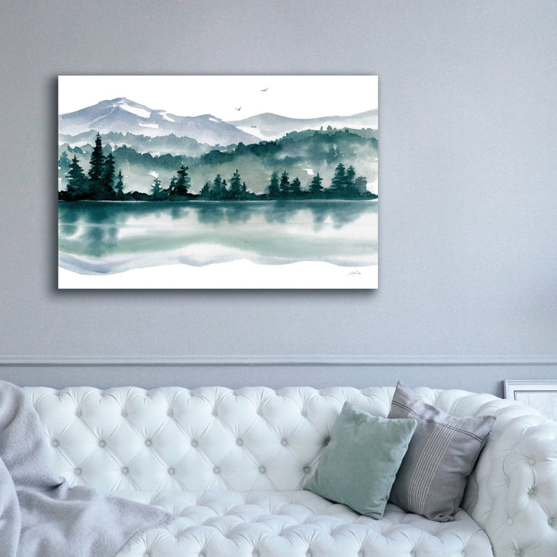 «Northwest 1» par Katrina Pete, art mural sur toile, H 40 po x l 60 po