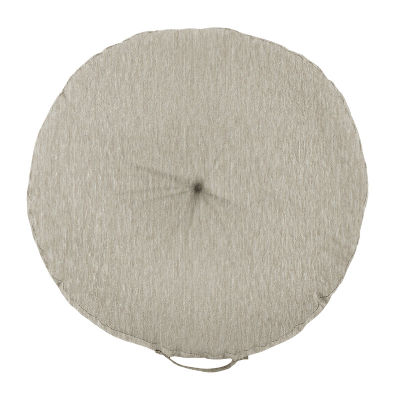 Housse et insert de coussin de sol en polyester Angel, Brun