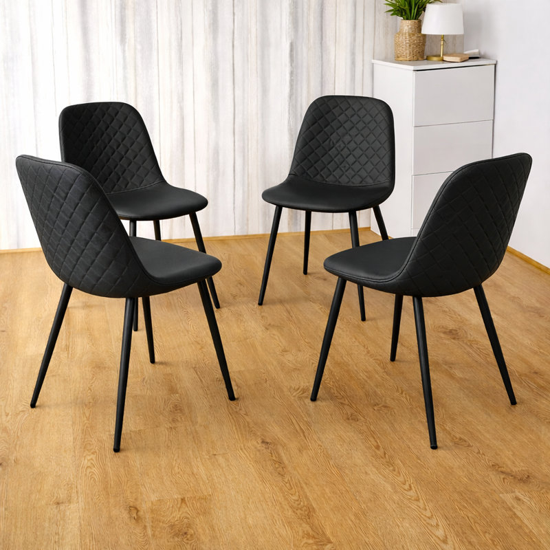 4 - Person Dining Set, Black