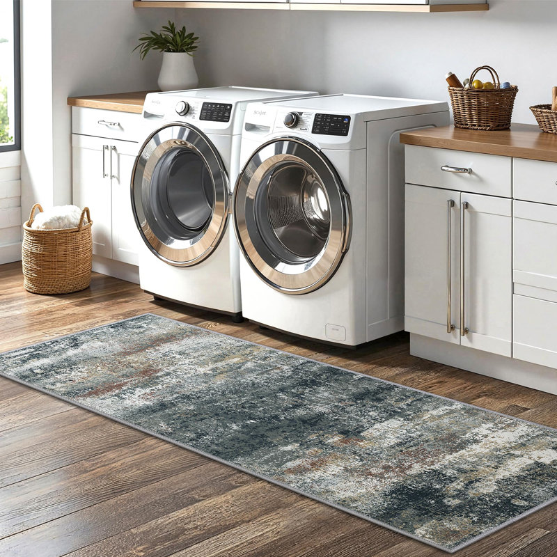 Tapis de cuisine antidérapant lavable à la machine