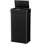 Poubelle en acier inoxydable 18,5 gallons avec capteur de mouvement, poubelle automatique, couvercle à fermeture en douceur, pour la cuisine, le bureau, le véhicule récréatif, la chambre à coucher et le salon (noir)