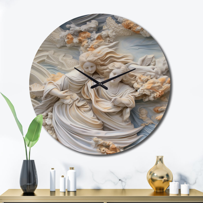 Horloge murale crème, Très grand