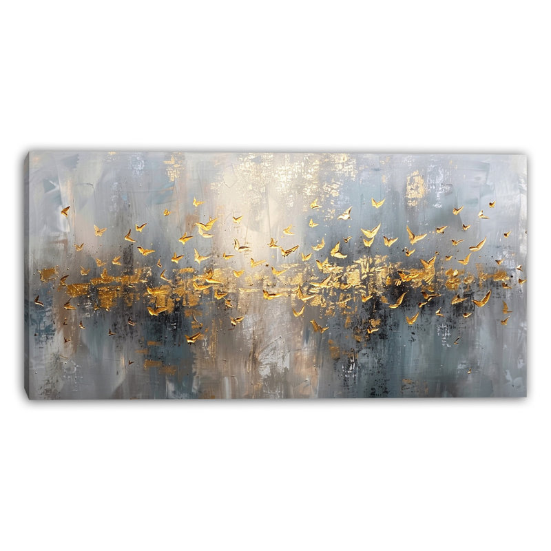 Ville de lumière, art mural sur toile tendue, L 48 po x H 24 po x P 1,5 po