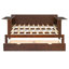 Lit de jour en bois avec tiroirs de rangement amovibles et table d'appoint hydraulique-754945582-754945583