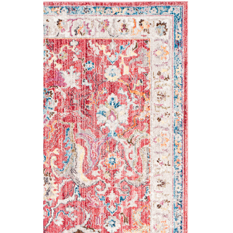 Fitz Performance Oriental Rug, Rectangle 6' x 9'
