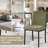 Modern Dining Chair with Metal Legs-2111032962
