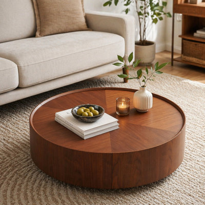 39.3-Inch Coffee Tables, Circular Design