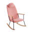 Chaise berçante réglable avec repose-tête, chaise berçante rembourrée avec dossier haut et chaise berçante moderne-730602437