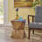 Abstract Hourglass Side Table