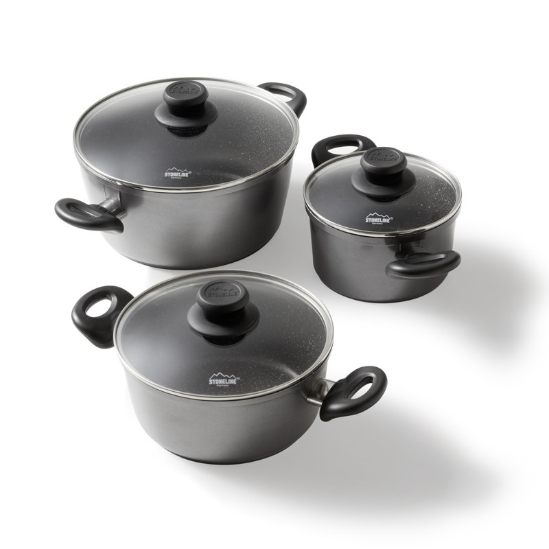 Bella Cucina 4.2L Non-Stick Aluminum Pot Set