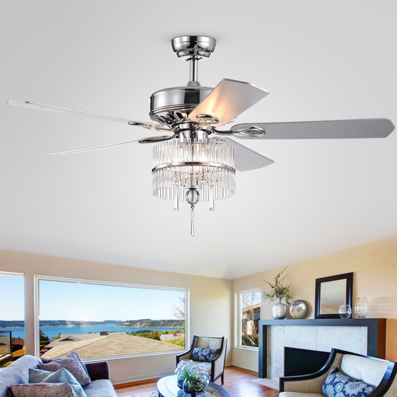 Ventilateur de plafond 52 pales 52 "avec télécommande et ensemble d'éclairage inclus Glenlee
