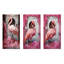 Pink Flamingo Laundry Room Dance I - ensemble de 3 impressions sur toile-1107837334-1107837335