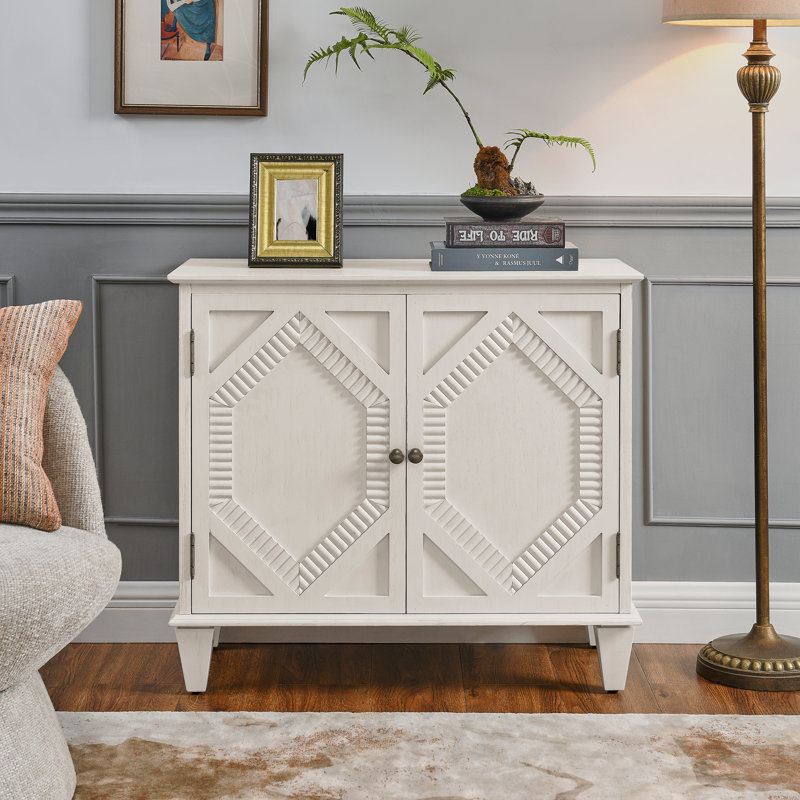 Buffet rétro 33,6 "/ crédence symétrique géométrique - Standard