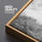 Cow " Monochrome Bison In The Plains Rustic Retro Art Decor Extra Large Artwork Pictures "-98042337-111375423