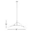 Alisina Iron 4-Light Chandelier