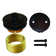Twist & Close Bathtub Drain Trim with 2-Hole Faceplate and Adapter Bushing