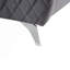 Fauteuil moderne chic en velours gris Livia