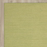 Tapis intérieur / extérieur vert noué à la main Eilerman