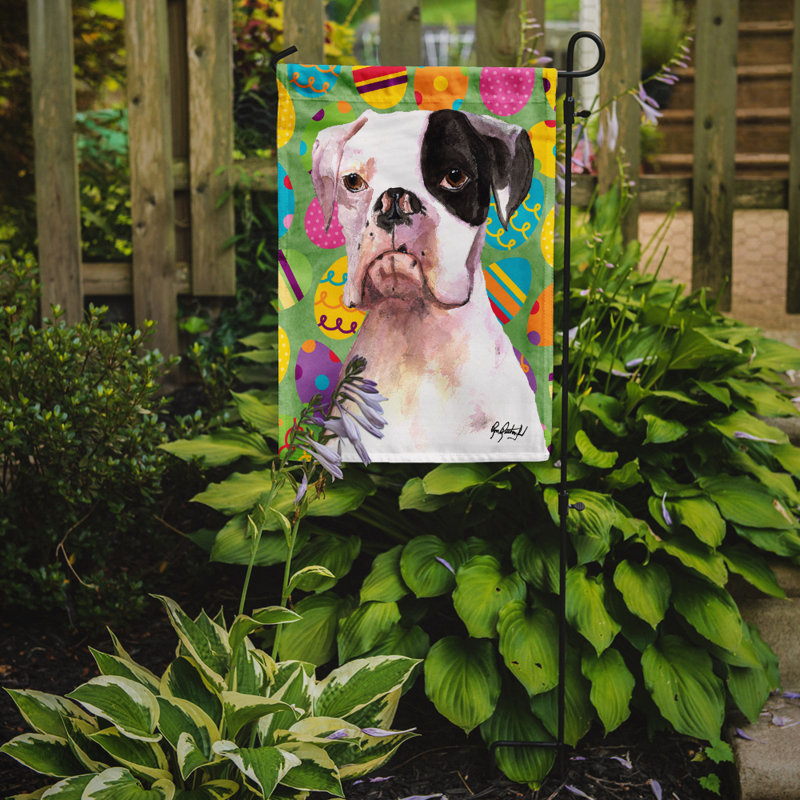 Drapeau de jardin Atara, Boxer (blanc)