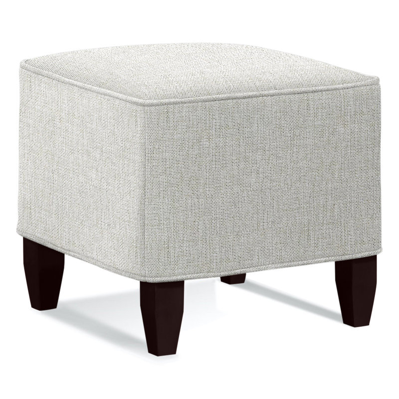Brooklyn Square Ottoman, Java , Brown Geometric, 0456-33