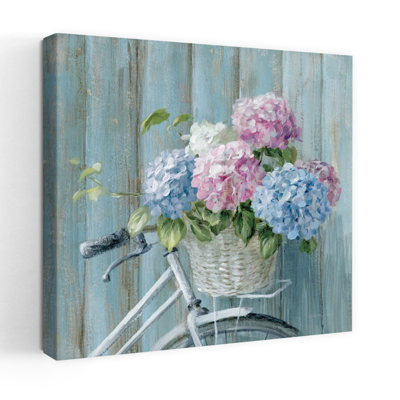Cape Cod, art floral côtier, H 32 po x l 32 po