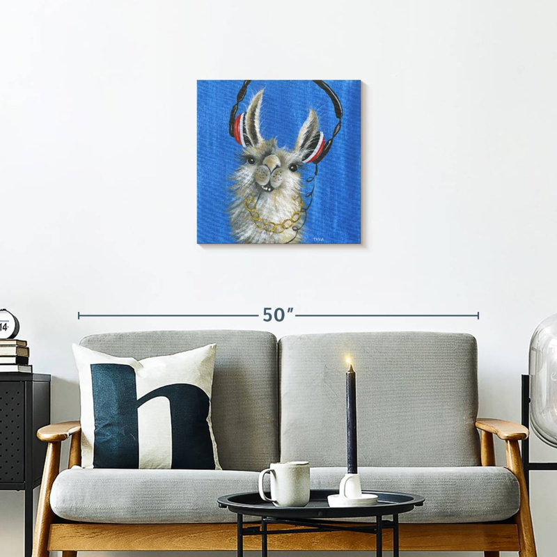 Ketti Llama Jammin', 20" H x 20" W