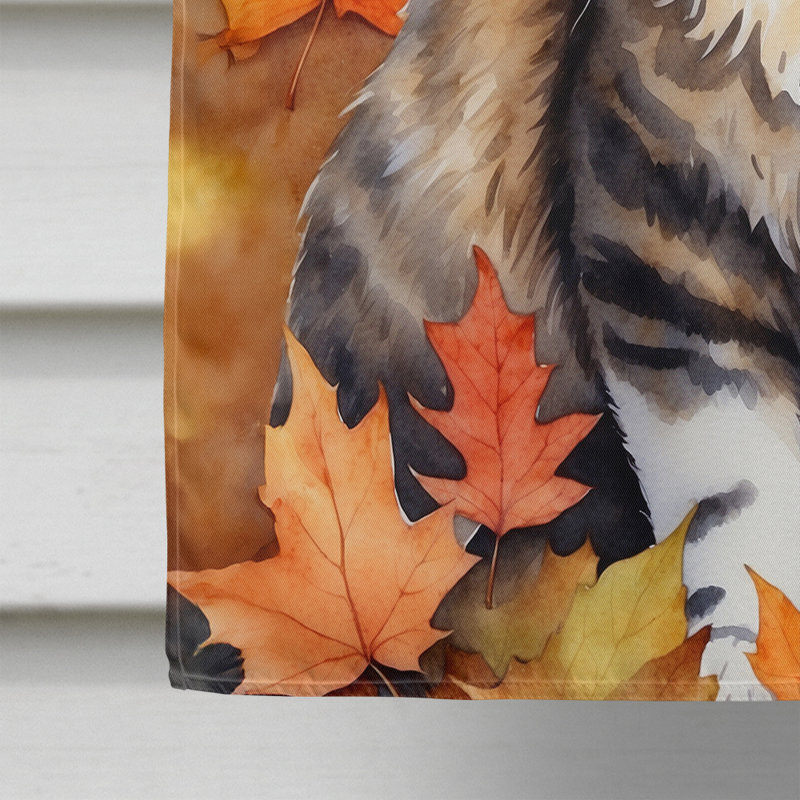 Chat en feuilles d'automne, Kurilian Bobtail
