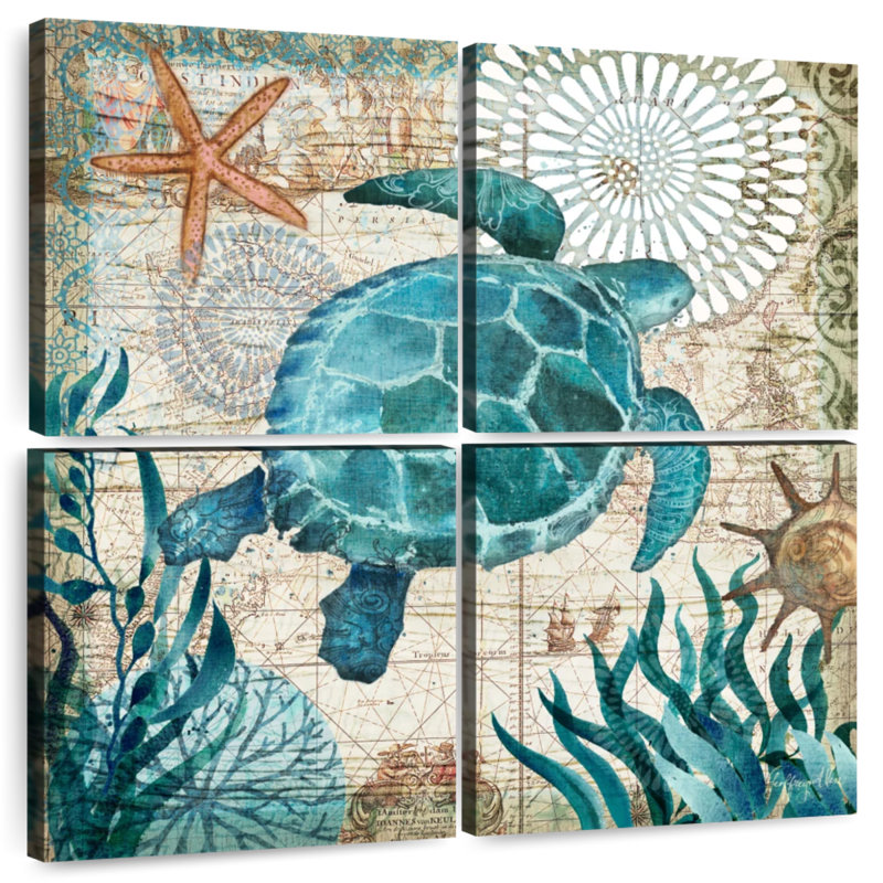 Brampt Monterey Bay Turtle, 57" H x 57" W