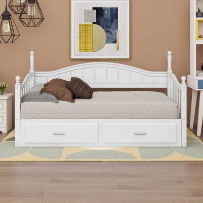 Charnisha Extendable Daybed with Two Storage Drawers