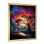 Baobab africain, teintes cosmiques - Art mural sur toile, arbre baobab-97170740-97170737