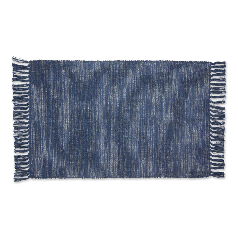 Tapis bleu français Danika, Rectangle 2 pi x 3 pi